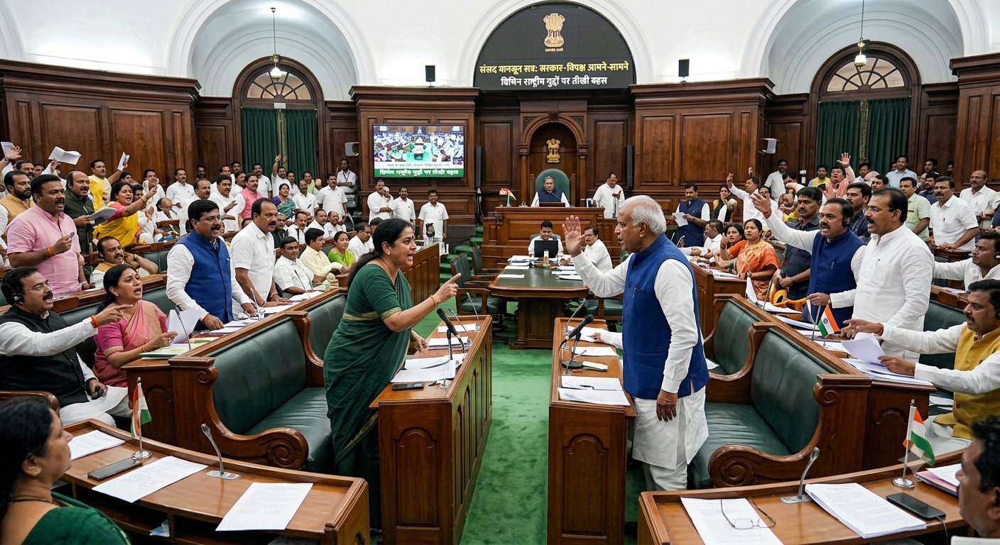 संसद के मानसून सत्र में सरकार–विपक्ष आमने-सामने, विभिन्न राष्ट्रीय मुद्दों पर तीखी बहस !